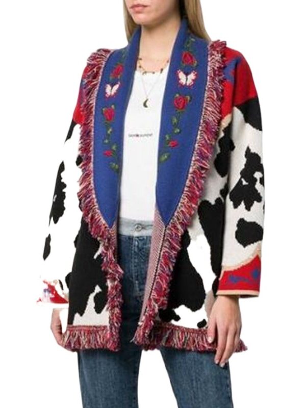Cardigan Feminino Thick Long Sweater Women Autumn Knitted Top Solid Knitwear Winter Woman Vintage Clothing Coat